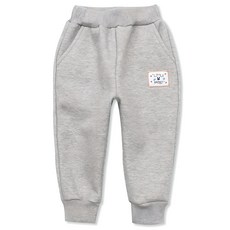 Little rabbit 孩童冬季刷絨休閒褲