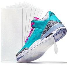 Pacify 스니커즈용 밑창 프로텍터 6팩 미끄럼 방지 투명 신발 가드 스티커 스니커즈 플랫 부츠용 자체 접착 바닥 보호 패드 12.7 x 33cm 5 13인치 시트 18741