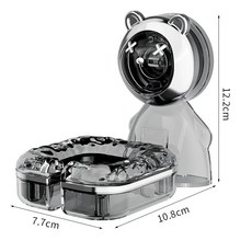 浴室置物架 壁掛吹風機支架 免打孔 衛生間吸盤電吹風整理架, 吹風機支架【黑色】一, 1個