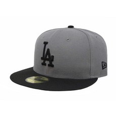 New Era NBA 남성용 9Fifty 스냅백 캡 181675, 로스앤젤레스-다저스, 그레이, 블랙