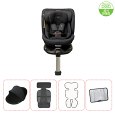 다이치 트웰브 360 i 올인원 신생아 카시트[썬바이저+코코쿨시트+시트보호매트+후방거울], 썬바이저+코코쿨시트+시트보호매트+후방거울, 다이치 트웰브360카시트(샌드베이지)