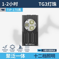 SMILING SHARK TIP-170 迷你工作燈 磁吸充電警示手電筒, TIP-170黑色-多功能鑰匙扣燈【80, 1個
