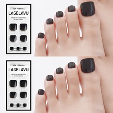 LAGELAVU 라젤라부 패디팁 2종 TPU100% 특허기술, 1개, 패디팁 2개 10번_10.블랙+10블랙