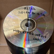 台灣錸德A級 無印刷DVD RW 8X 可重覆燒錄 空白光碟 4.7G 120MIN, 1個