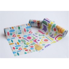 莫莫日貨 mt wrap 不織布包裝紙系列 免膠水 三款夏季花色可選 禮品包裝、手帳裝飾適用, 1個, 螢光漸層