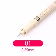 針管筆 針筆 漫畫設計 草圖筆 繪圖筆 描圖 勾線筆, 01 (0.25MM), 1個