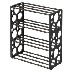 Tiger Pavilion 사이드 버블 디자인 신발정리대 45cm, 1개, 블랙