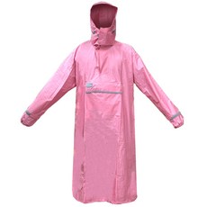 雨沐雨衣 機車雨衣 一件式側開設計 反光條 防風防水 速穿雨衣 雙層袖 雨天騎士側開 秒穿 高防水 反光, 櫻花粉