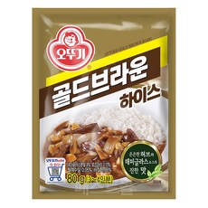오뚜기 골드브라운 하이스, 80g, 1개