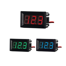3V-30V 볼트메타 전압 측정 LED 모니터(빨강 파랑 녹색 개별상품), 빨강, 빨강