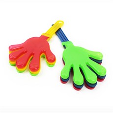 짝짝이 손벽 응원도구 박수 장난감 손바닥, 1개