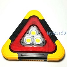 汽車LED太陽能三角警示牌 應急爆閃充電三角架, 1個