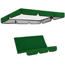 정원 스윙 시트 교체 캐노피 방수 탑 커버 파티오 햇빛가리개 태양 쉐이드 천막 부품, Dark Green, Dark Green