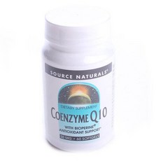 SOURCE NATURALS 輔酶 Q10 與 Bioperine, 1個, 60 件