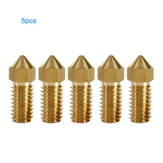 AnkerMake M5 3D 프린터 노즐 용 황동 0.2mm 고정밀 부품, 05 5pcs, 02 0.4mm