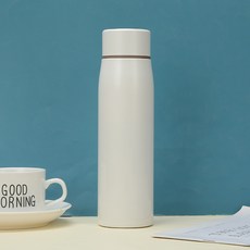 保溫杯304不鏽鋼智能溫度顯示女水杯商務禮品廣告保溫商務禮品杯, 1個, 白色:401-500ml
