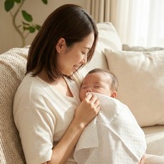 소소앤코 kc인증 국내산 신생아 밤부 100% 무형광 가제 손수건