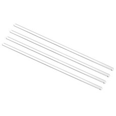 메카닉시티 3.3 붕규산염 유리 스틱 11.8 길이 8mm 다이아 교반봉 혼합 도구 4Pc, 11.8"