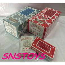 金鷹撲克牌 標準懷舊童玩 藍色301 6x9cm, 1個, 藍色301  6x9cm