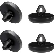 포비티 4 PCS 브레이크 스위치 스토퍼 90541-06036과 호환되는 자동차 페달 스톱 패드 교체 라이트 패드 클러치 스토퍼 액세서리