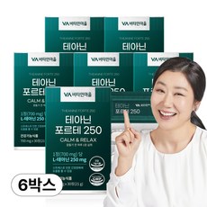 비타민마을 테아닌 포르테 250 영양제 21g, 6개, 30정