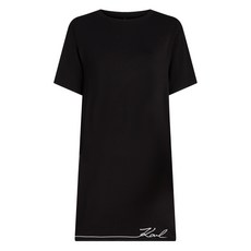 칼 라거펠트 시그니처 로고 나이트 드레스