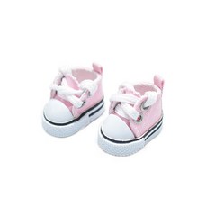 팝마트 인형 17cm 라부부 1세대 2세대 신발 구두, 핑크 캔버스 운동화