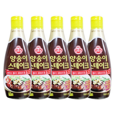 오뚜기 양송이 스테이크 소스, 270g, 5개