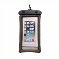 BROCO手機防水袋 透明觸控防水套 多功能潛水游泳手機袋, 黑色, 1個