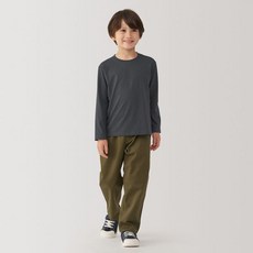 [무인양품] 키즈 크루넥 긴소매 긴팔 티셔츠 CB1JFA4A 477402