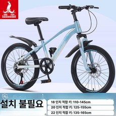 KN 20인치자전거 20인치자전거 자전거20인치, 단일 속도, 18인치, 스포크 휠 블루그레이 A