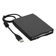플로피디스크 리더기 usb 컴퓨터 노트북 외장 플로피 데스크탑, 1개, 기본