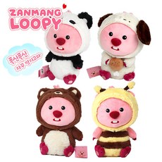 [아이코닉스] 잔망루피 봉제인형 동물시리즈 30cm (옵션선택), 팬더, 1개