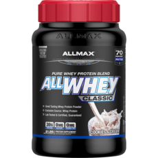 ALLMAX All Way 經典純乳清蛋白混合物, 餅乾和奶油, 1入, 907克