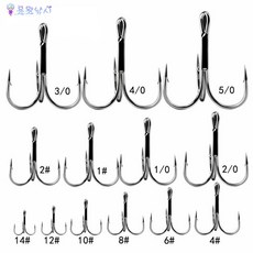 용왕낚시 훌치기 전용낚시바늘 5매 1세트 훌치기낚시 숭어훌치기바늘, 5개입, 훌치기바늘 4#