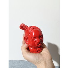 原創 雕塑擺件 小紅人兒 玻璃鋼材質 高11cm, 如圖所示, 1個