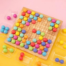 Zhijing 색상 구슬 농도 훈련 나무 아이 조기 교육 보드 게임(Colorful), 화려한, 1개