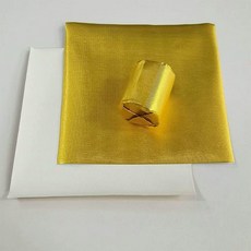포장지 봉투 초콜릿포장지 100장, 1개, 10 x 10cm 골드 파인 체크