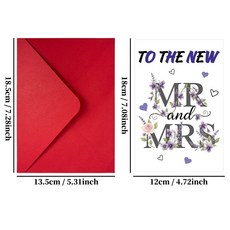 嗨購 熱銷趣味賀卡 情人節表白結婚祝福留言空白卡片, 1個