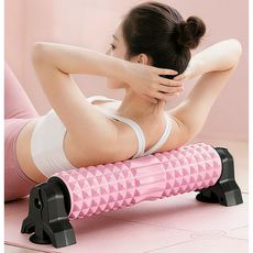 하루꿈 흡착식 EVA 폼롤러 3D 마사지롤러 지압 요가 스트레칭 손쉬운 근막 릴리스, 1개, 퍼플