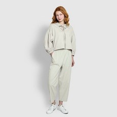 JAJU 여 루즈핏 소매 셔링 블라우스 J1153030080AW 650482