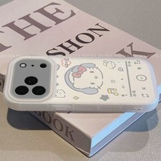 키티 아이폰17 실리콘 초슬림 케이스