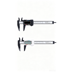 전문가용 고정밀 스텐 디지털 버니어 캘리퍼스 블랙 실버 측정범위150mm 수납케이스 포함, 1개