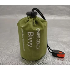 1PCS 비상 대피소 방수 열 담요 구조 생존 키트 SOS 침낭 텐트 야외 장비, 02 Green