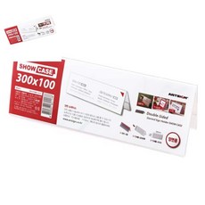 사땨 쇼케이스 양면 아크릴POP꽂이 테이블안내판 아크릴꽂이