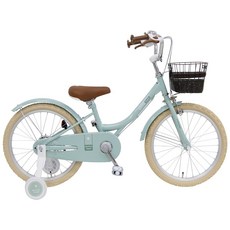 [삼천리자전거/하운드] 시애틀 클래식 20형 초등학생 키즈 자전거 7세 8세 여아 입학선물 네발, 미조립박스, 제이드그린, 1개, 135cm