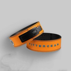 【FITTERGEAR】「悟」系列 快扣健力式健身腰帶 (快扣 專業 大重量 訓練硬拉 舉重 深蹲 牛皮護腰 高質感), 黑悟空（無悟字）,XXL號, 黑悟空（無悟字）