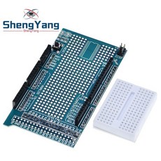 MEGA 2560 R3 프로토 타입 쉴드 V3.0 확장 개발 보드 + 미니 PCB 브레드 보드 170 arduino diy용 타이 포인트 전자 부품 액세서리 소스