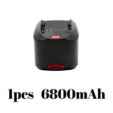 보쉬배터리호환 보쉬 18V 리튬 이온 배터리 PBA PSB PSR PST 홈 가든 도구 C 타입 전용 AL1830CV AL1810CV AL1815CV, 07 6800mAh