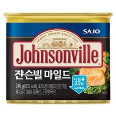 쟌슨빌 마일드 햄통조림, 340g, 1개